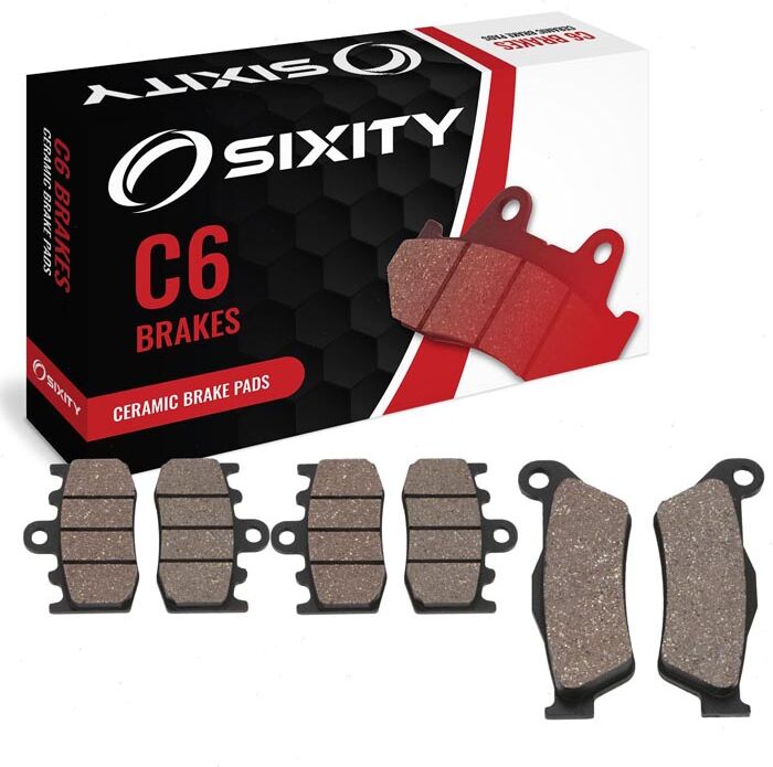 Sixity Front + Rear Ceramic Brake Pads 2006-2012 BMW R1200GS M Air Oil