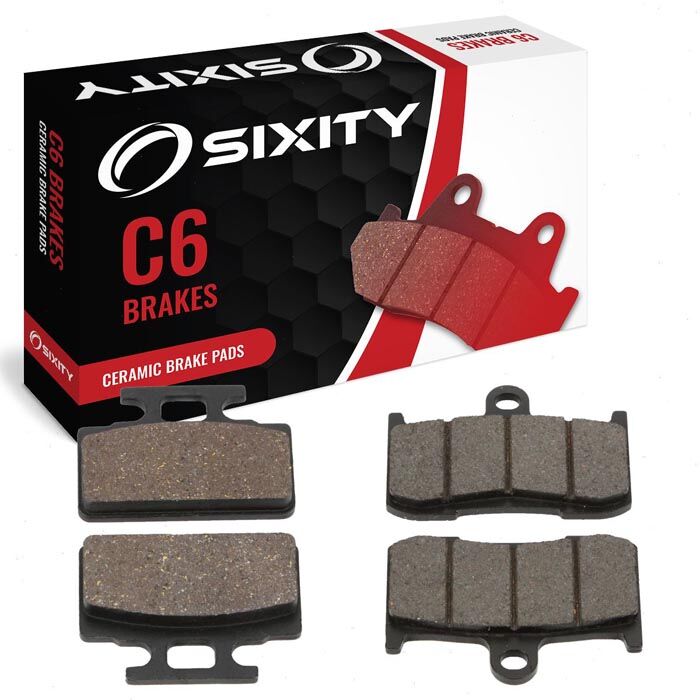 Sixity Front + Rear Ceramic Brake Pads 2012-2013 Honda NSF250 R Motro 3