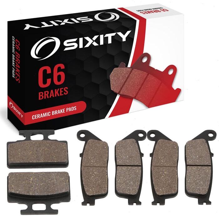 Sixity Front + Rear Ceramic Brake Pads 1990-1994 Honda RS250