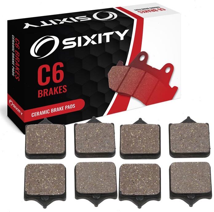 Sixity Ceramic Brake Pads FA322/4 FA322/4 Front + Rear Replacement Kit