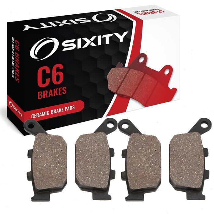 Sixity Ceramic Brake Pads FA496 FA496 Front + Rear Replacement Kit