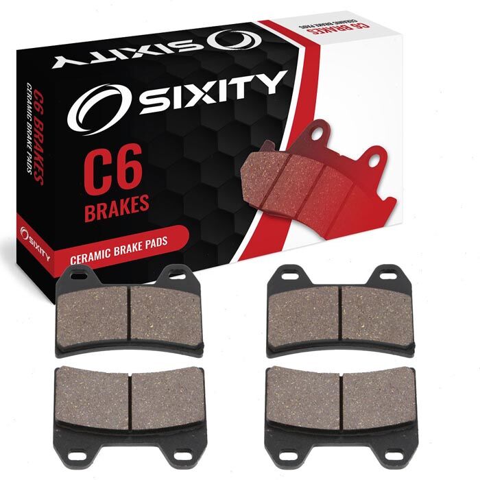 Sixity Ceramic Brake Pads FA244 FA244 Front + Rear Replacement Kit