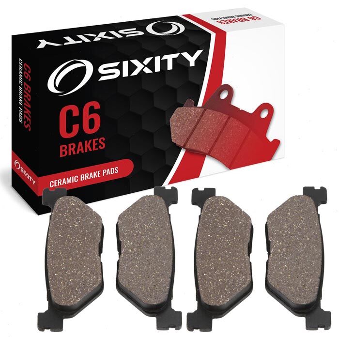 Sixity Ceramic Brake Pads FA408 FA408 Front + Rear Replacement Kit