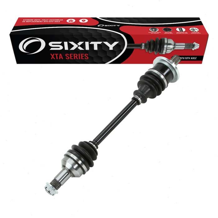 Sixity XTA Rear Right Axle for 2004-2014 Arctic Cat 1000 EFI H2 4x4 Auto TRV Cruiser 400 LE TBX Plus 450 H1 LTD 450i GT 500 M4 X