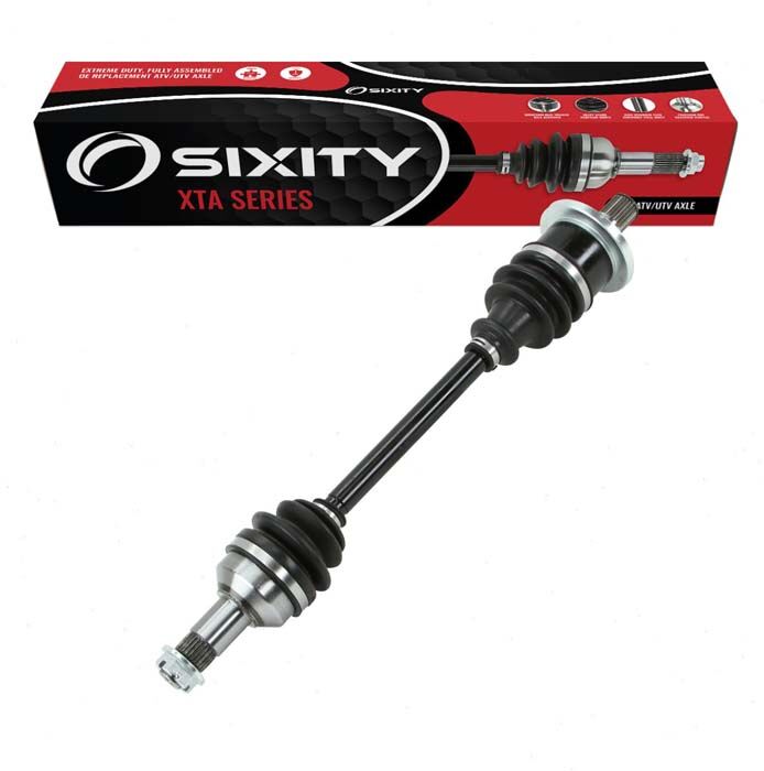 Sixity XTA Rear Left Axle for 2004-2014 Arctic Cat 1000 EFI H2 4x4 Auto TRV Cruiser 400 LE TBX Plus 450 H1 LTD 450i GT 500 M4 XT