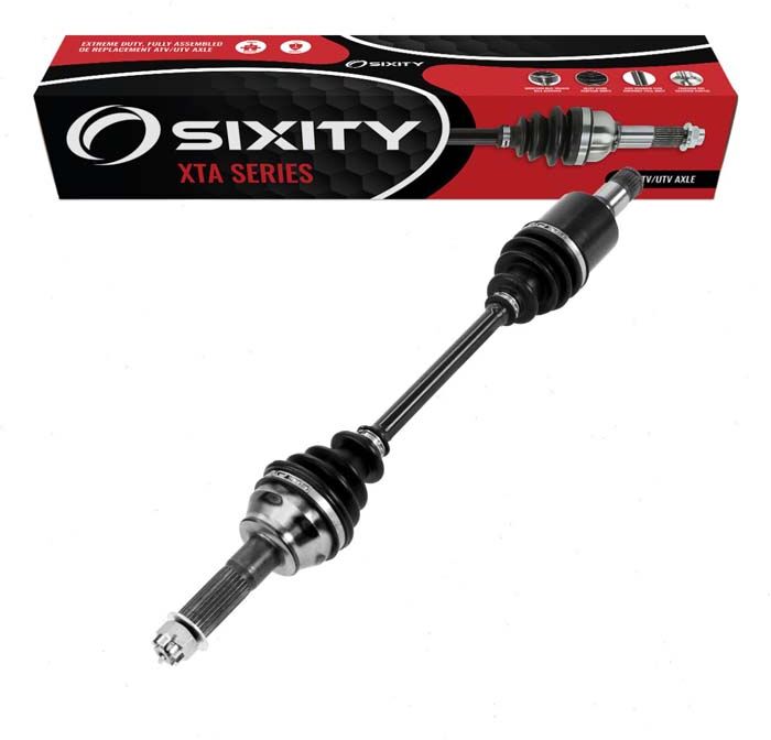 Sixity XTA Rear Right Axle for 2006-2017 Polaris Ranger 2x4 500 4x4 EFI 700 6x6 800 Crew HD MVRS XP