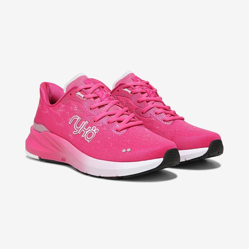 Ryka Euphoria Running Shoes Pink Mesh 8.5 W Lightweight