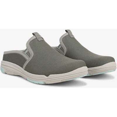 Ryka Anna Mule Slip On Shoes Vetiver Green Fabric 7.5 W Lightweight Ryka Anna Mule Slip On Shoes Vetiver Green Fabric 7.5 W Lightweight