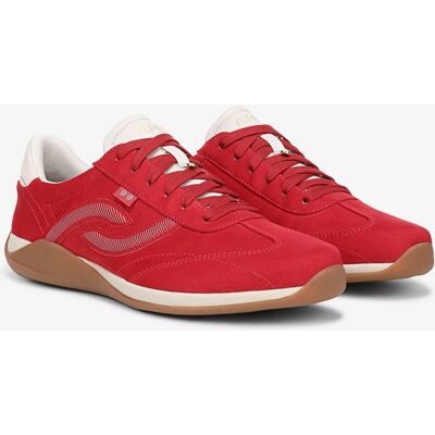 Ryka Era Lace Up Sneakers Salsa Red Micro Suede 6.5 W Arch Support Ryka Era Lace Up Sneakers Salsa Red Micro Suede 6.5 W Arch Support