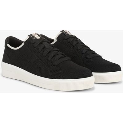 Ryka Viv Next Knit Lace Up Sneakers Black Knit Fabric Leather 11.0 M Arch Support Ryka Viv Next Knit Lace Up Sneakers Black Knit Fabric Leather 11.0 M Arch Support