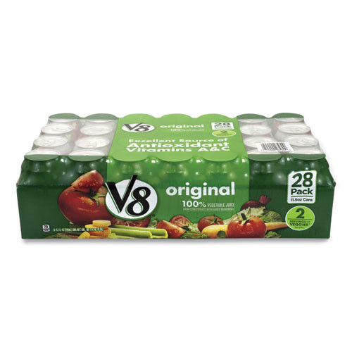 V-8� Vegetable Juice, 11.5 Oz Can, 28/pack, Delivered In 1-4 Business Days
