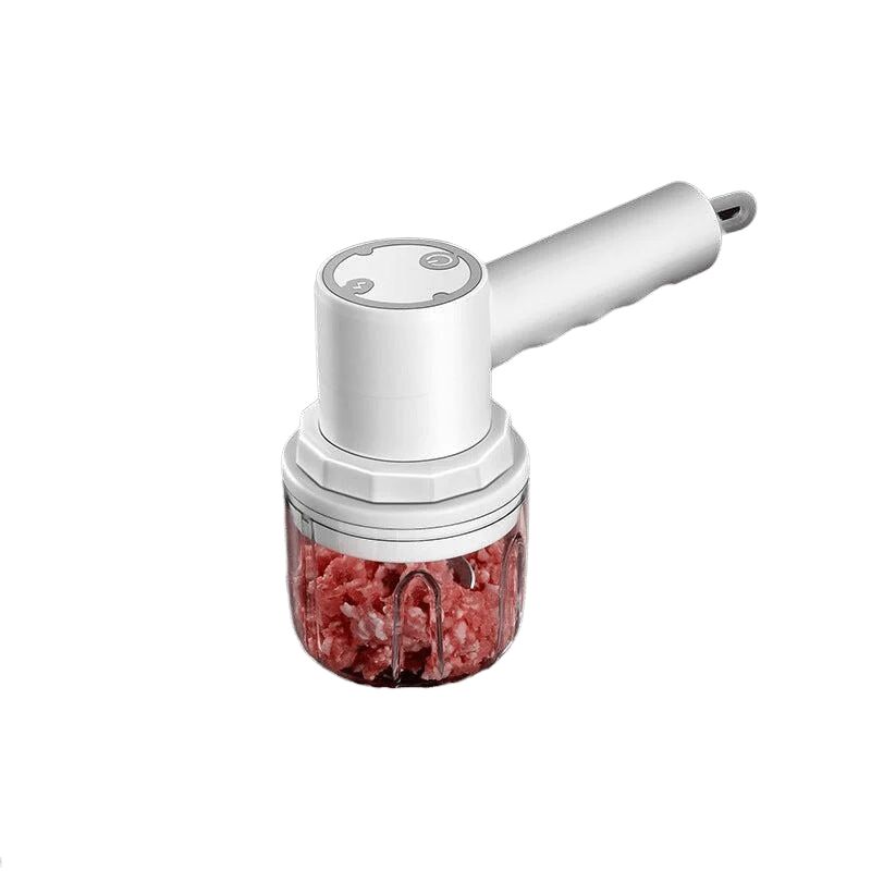Maodeng Wireless Portable Electric Meat Grinder Garlic Masher Egg Beater Pink