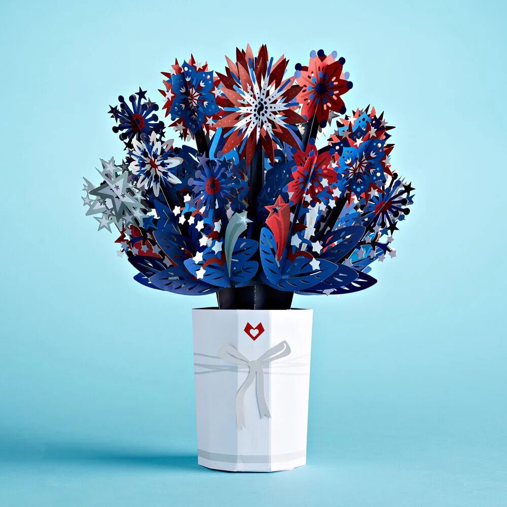 Patriotic Paper Flowers   Flower Bouquet   Lovepop