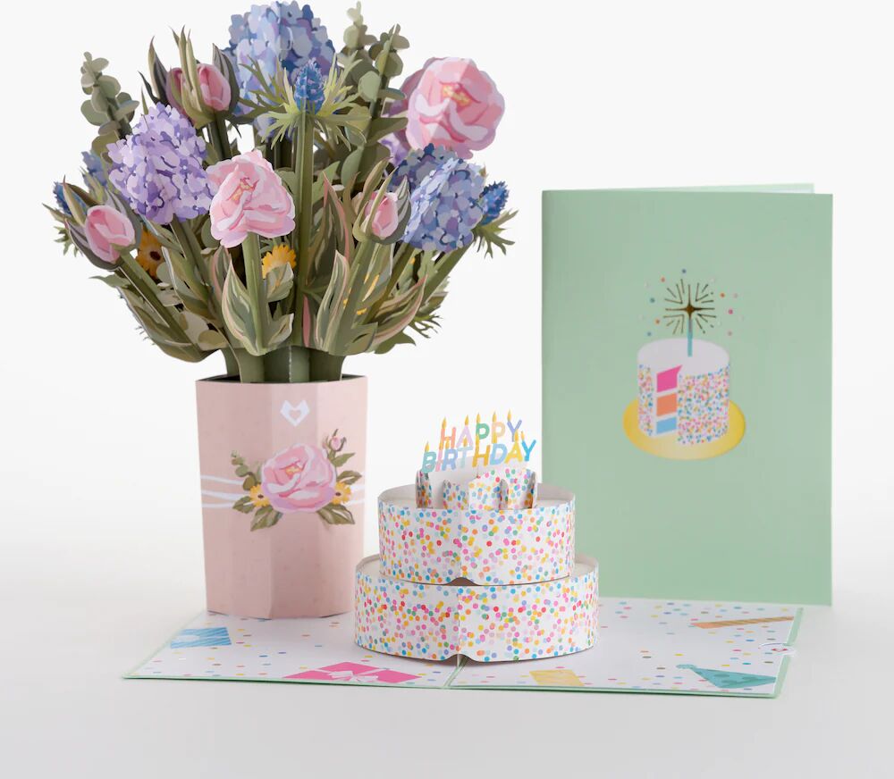 Lovepop Hydrangea & Cake Sprinkles Birthday Bundle