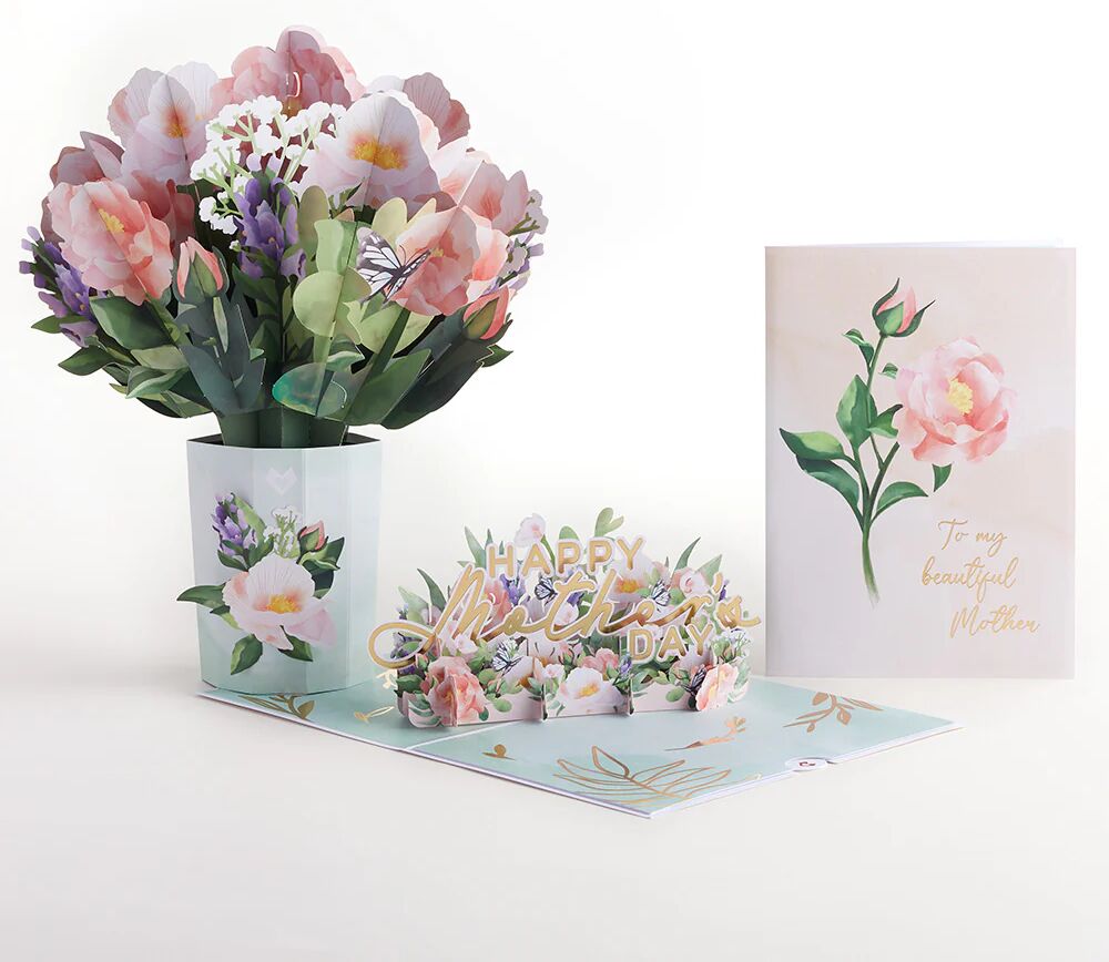 Mother's Day Peony Card Bundle   Peony Gifts for Mom   Lovepop