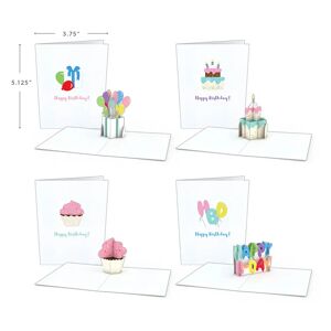 Lovepop All Occasion Cards - Birthday Card 4-Pack