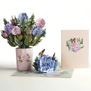 Lovepop Hydrangea Butterfly Pop-Up Card & Bouquet Bundle