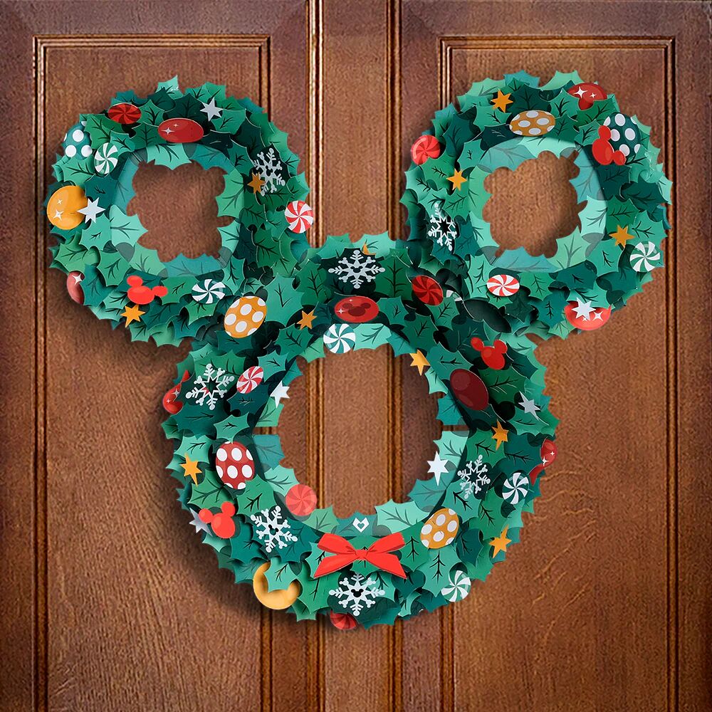 Lovepop Disney's Mickey Mouse Holiday Wreath