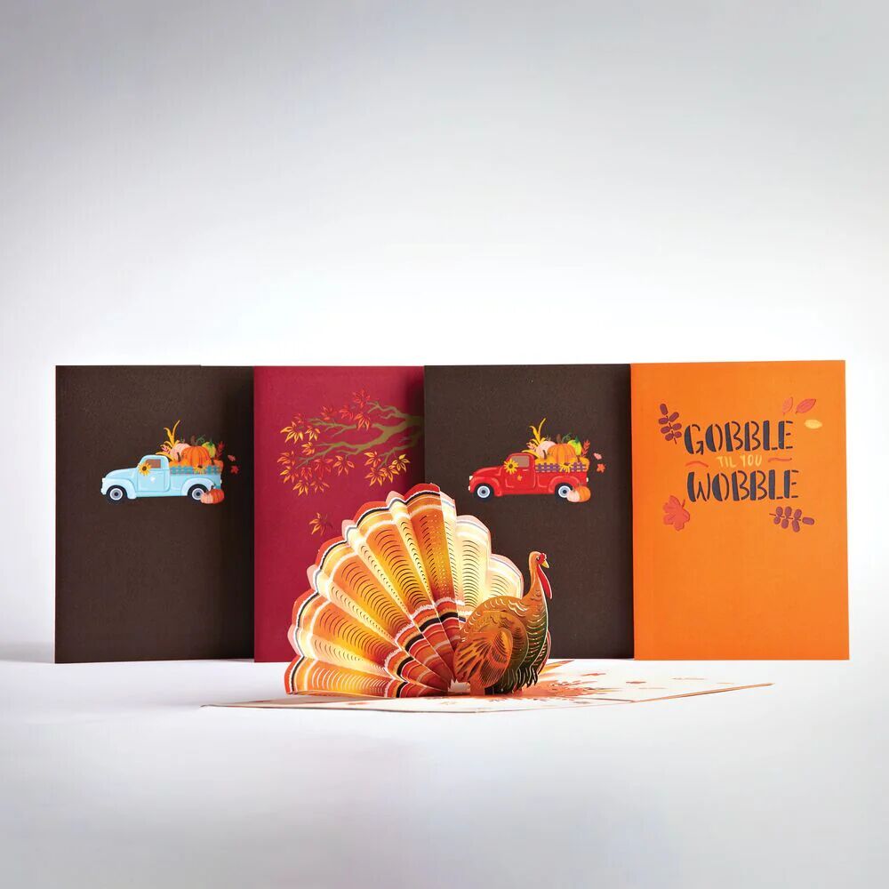 Thanksgiving Card Pack Of 5   Thanksgiving Card Set   Lovepop