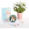 Lovepop Mother's Day Cat Mom Pop-Up Card & Bouquet Bundle