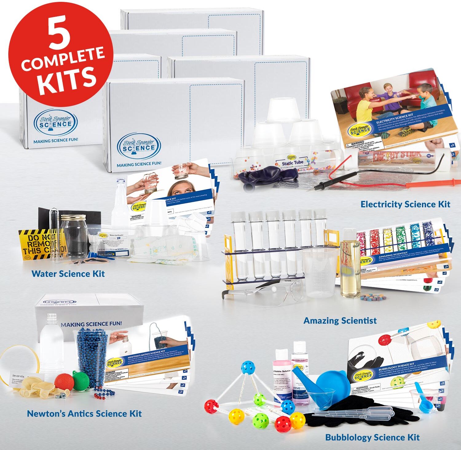 STEM Camp (5 Complete Kits) by Steve Spangler Science