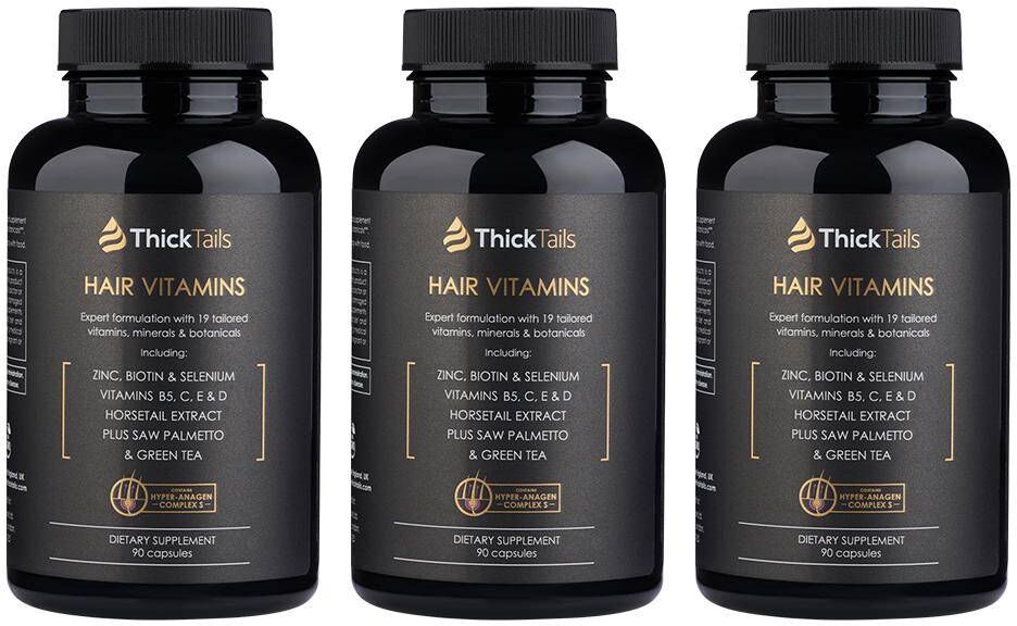 ThickTails Hair Growth & Strengthening Vitamins   3 Months Supply   Buy 2, Get 1 Free