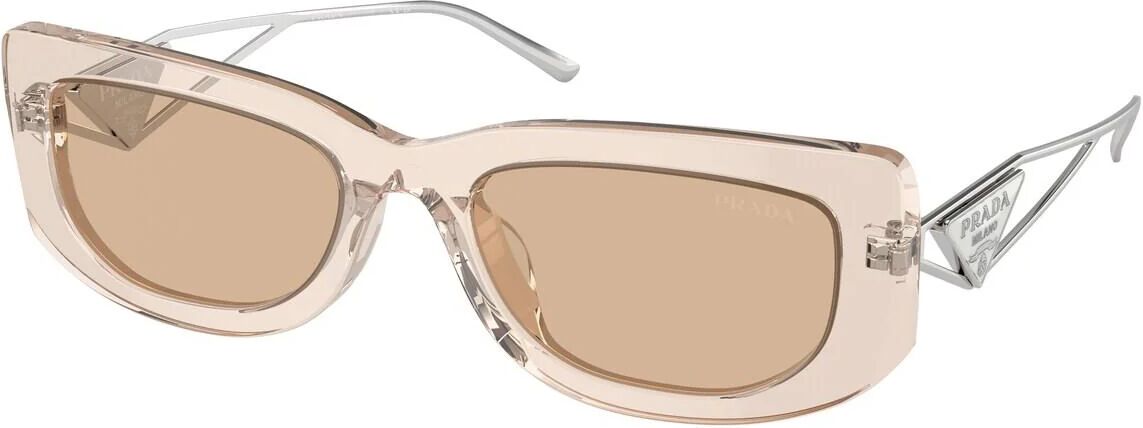 Prada 14YS Sunglasses 19M4I2 - Brown - Light Brown Women Rectangle