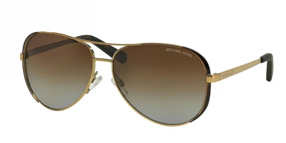 Michael Kors Chelsea MK5004 Sunglasses 1014T5 - Brown - Brown Gradient Polarized Women Pilot