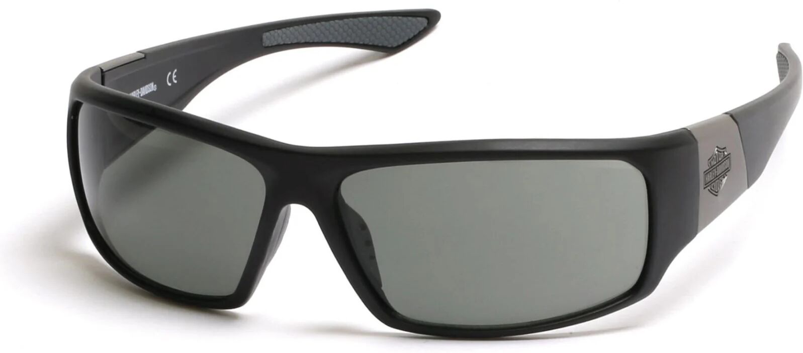 Harley-Davidson 0912X Sunglasses 02A - Matte Black / Smoke - Grey Men Wrap Around