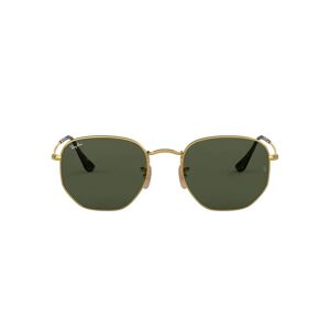 Ray-Ban Hexagonal 3548N Sunglasses 001 - Gold - Green Men Square