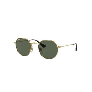 Ray-Ban Junior Jack 9565S Sunglasses 223/71 - Gold - Dark Green Unisex Irregular
