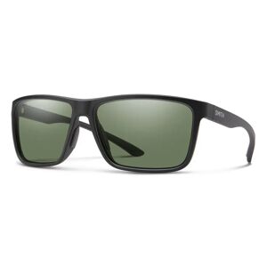 Smith Optics Active 203682 Riptide Sunglasses DL561L7 - Matte Black - Chromapop Polarized Gray Green Unisex Square