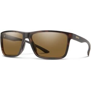 Smith Optics Active 203682 Riptide Sunglasses N9P61L5 - Matte Tortoise - Chromapop Glass Polarized Brown Unisex Square