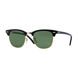 Ray-Ban Clubmaster 0RB3016 Sunglasses W0365 - Black - Crystal Green Men Square
