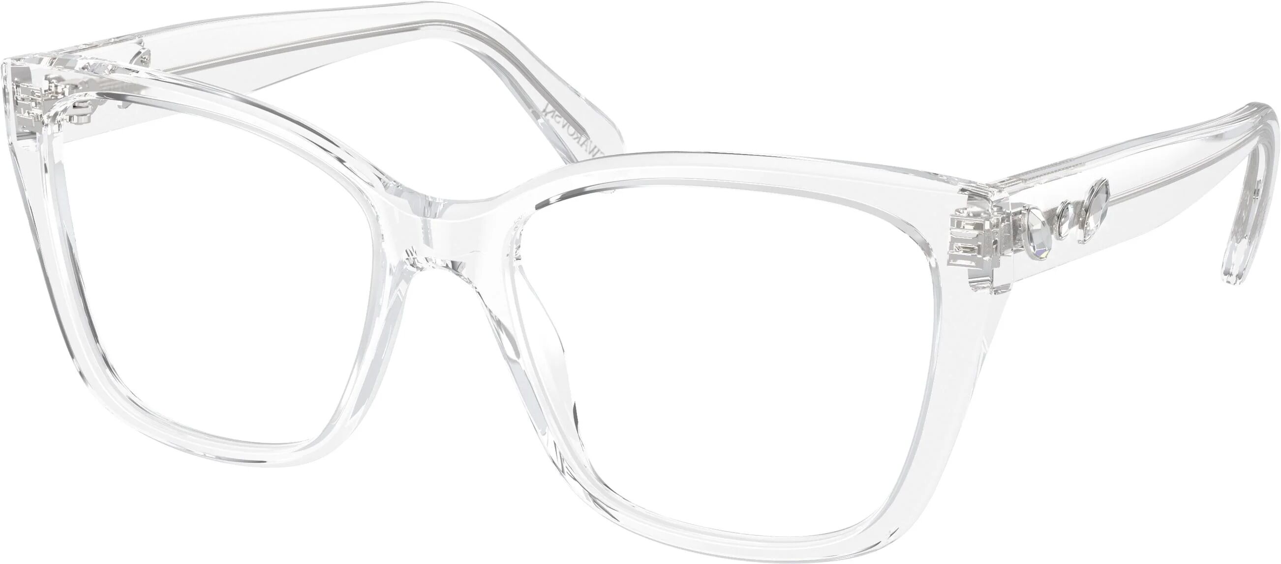 Swarovski 2008 Eyeglasses 1027 - White Women Irregular