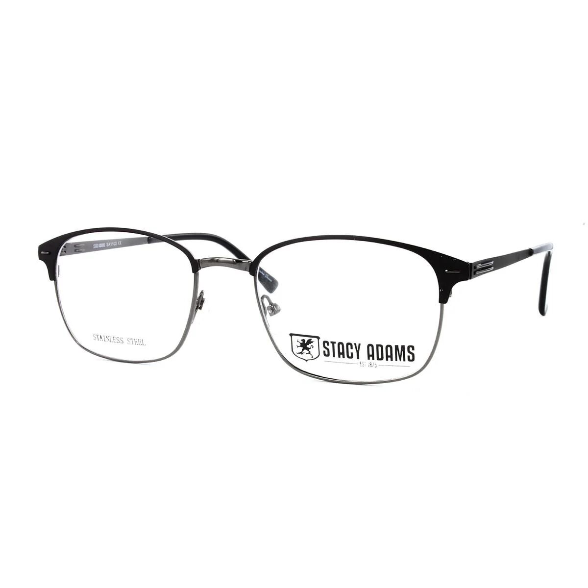 STACY ADAMS 1102 Eyeglasses BLCK - Black Unisex Square