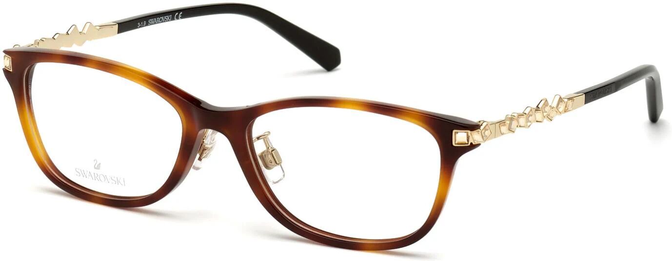 Swarovski 5356D Eyeglasses 052 - Dark Havana Women Round