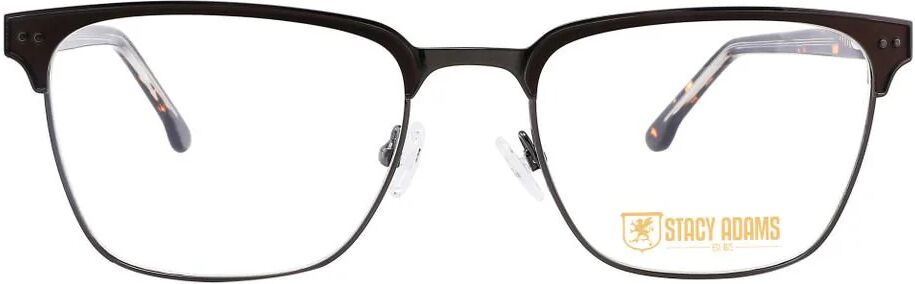 STACY ADAMS 1117 Eyeglasses BRWN - Brown Unisex Square