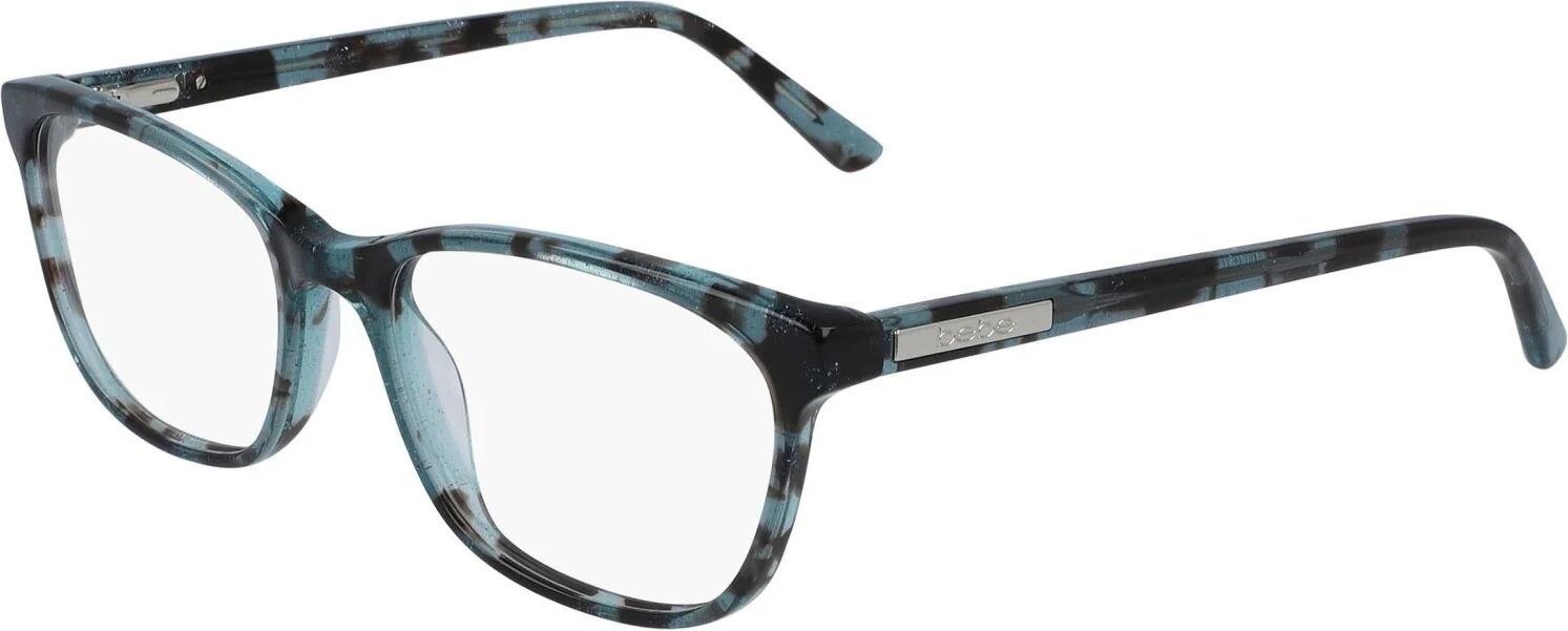 Bebe BB5186 Eyeglasses 340 - Teal Tortoise Women Rectangle