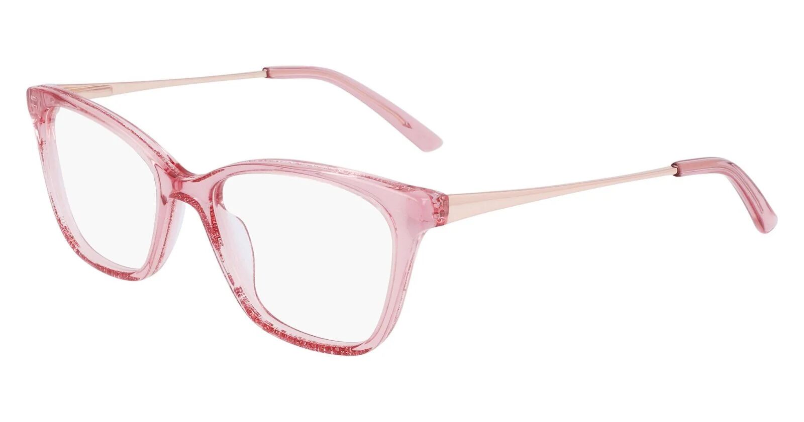Bebe BB5203 Eyeglasses 689 - Pink Crystal Women Rectangle