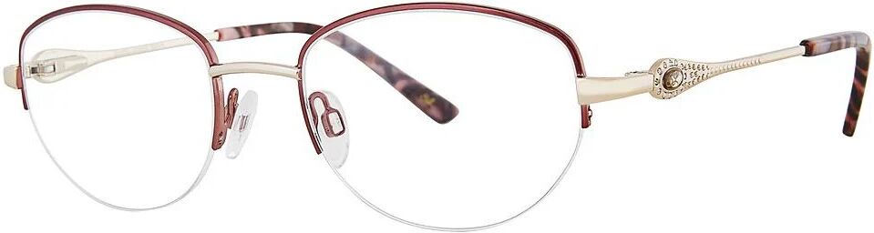 Sophia Loren SLM304 Eyeglasses 168 - Gold/cognac Women Oval