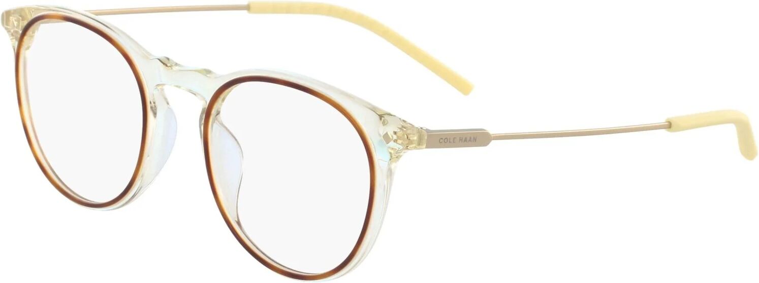 Cole Haan CH5028 Eyeglasses 225 - Yellow Crystal Women Oval