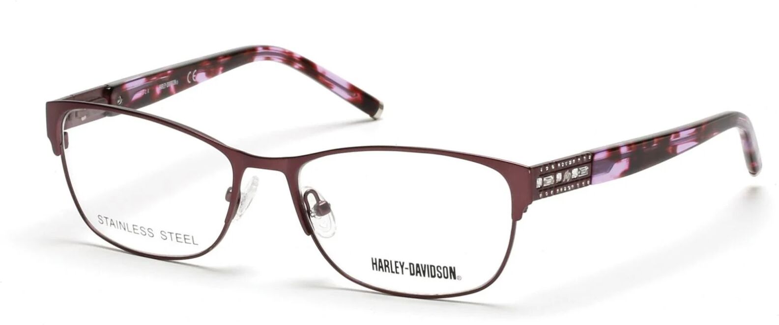 Harley-Davidson 0540 Eyeglasses 082 - Matte Violet Women Cat Eye