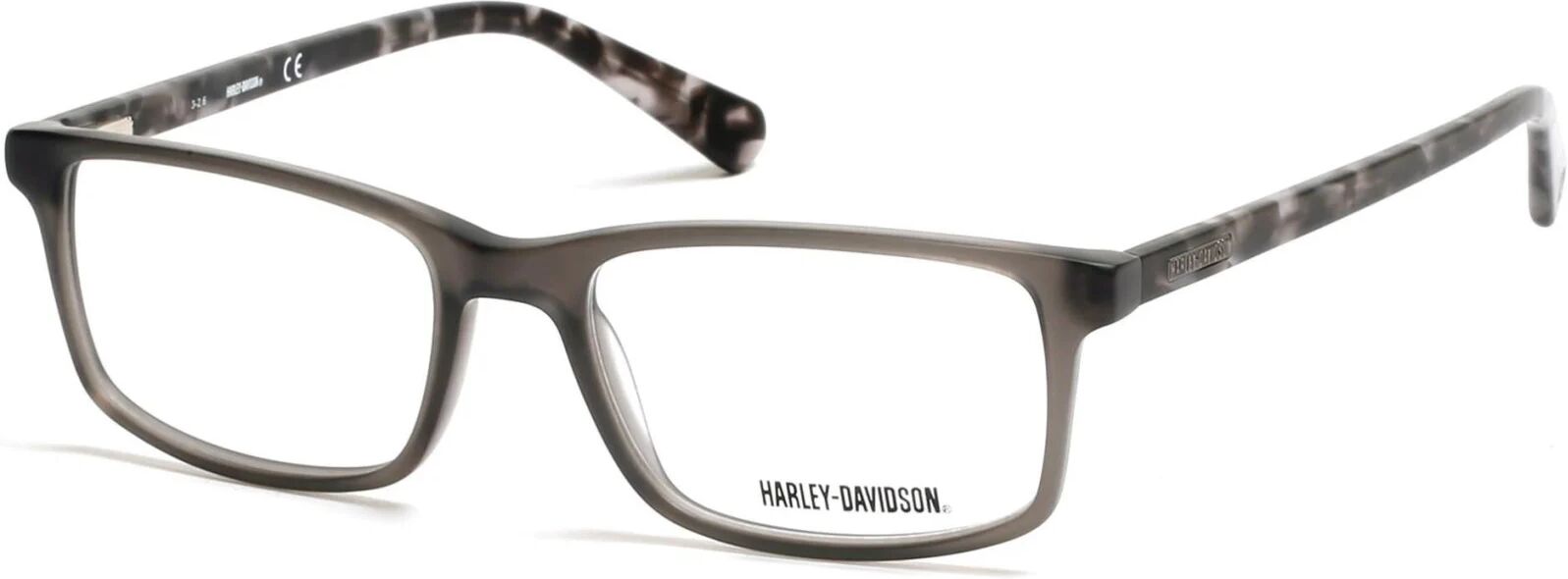 Harley-Davidson 0756 Eyeglasses 009 - Matte Gunmetal Men Matte Grey Rectangle