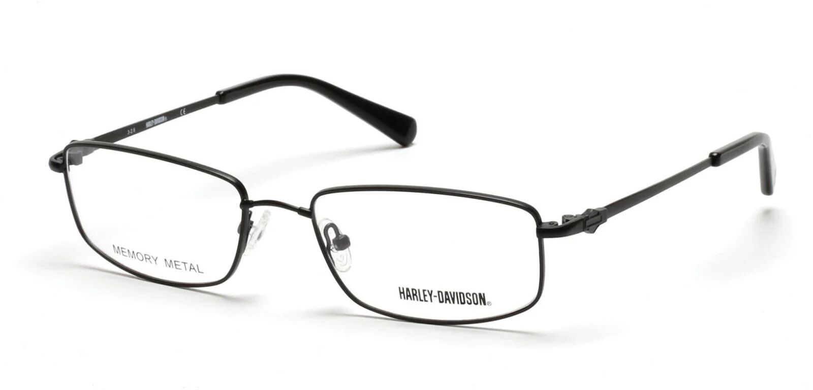 Harley-Davidson 0760 Eyeglasses 002 - Matte Black Men Rectangle