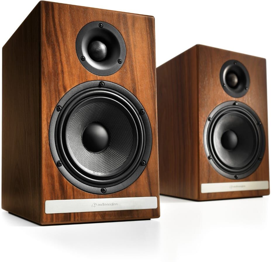 Audioengine HDP6 Passive Speakers Real Wood Veneer Walnut