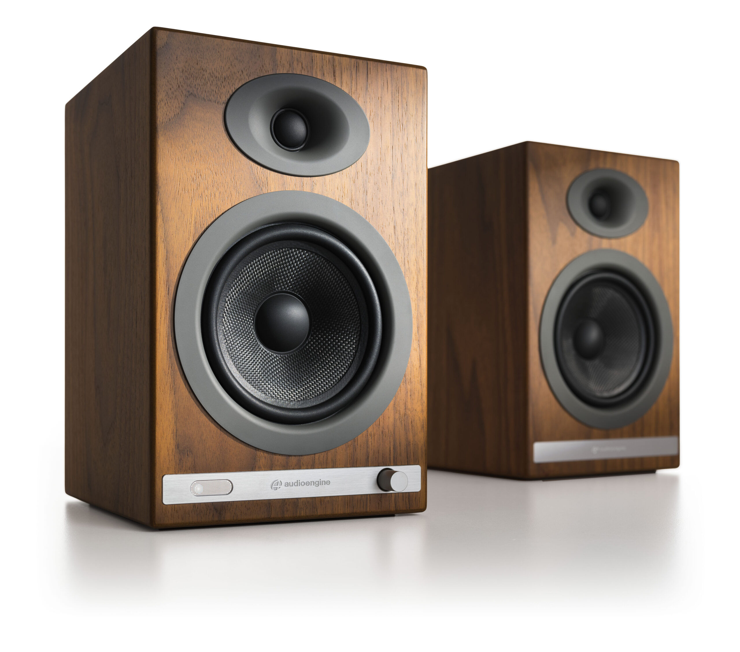 Audioengine HD5 Home Music System w/ Bluetooth aptX-HD Real Wood Walnut Veneer