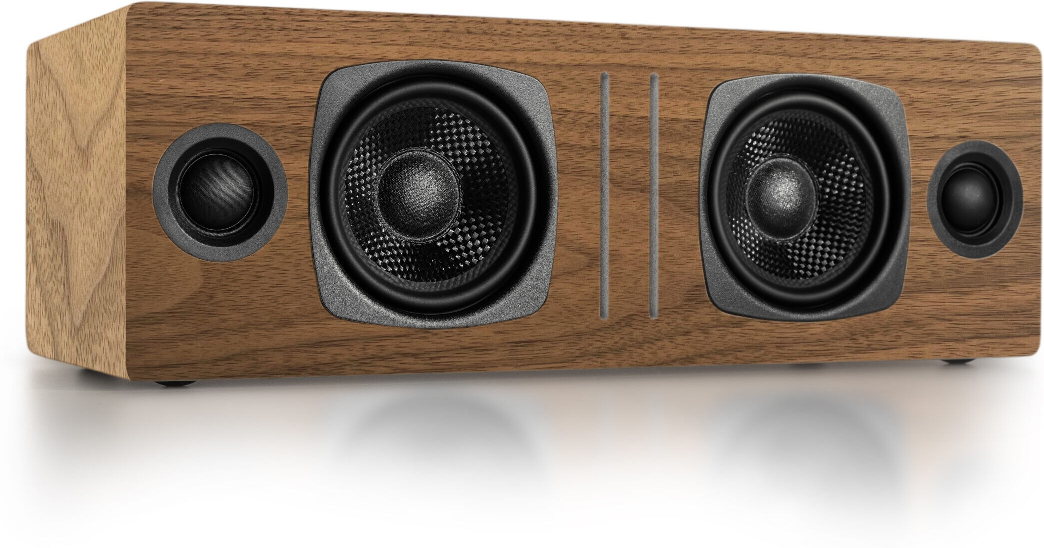 Audioengine B2 Home Music System w/ Bluetooth aptX Real Wood Walnut Veneer