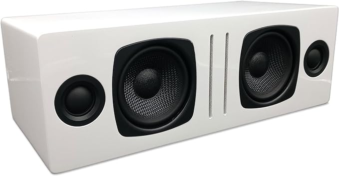 Audioengine B2 Home Music System w/ Bluetooth aptX Hi-Gloss Piano White