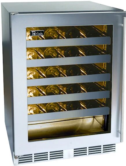 Perlick 24" Stainless Wine Reserve with with Stainless Glass Door